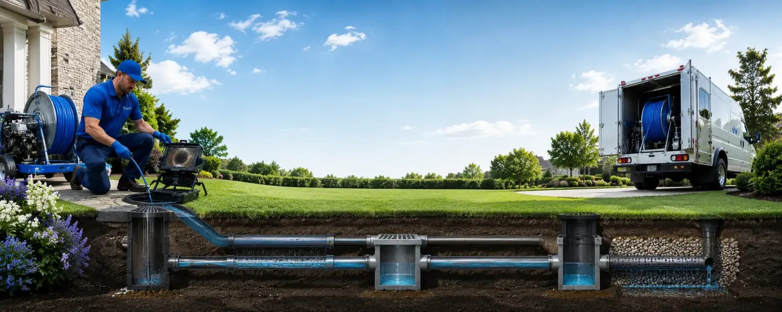 Outdoor drain cleaning information for Clarks, NE